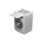 Meliconi 656129 Torre Green+ White Washer/Dryer Combo