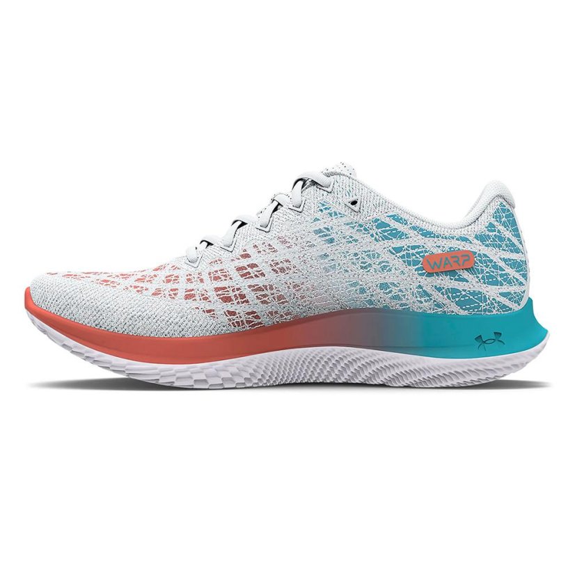 Under Armour Flow Velociti Wind 2 W running shoes - Color: White/turquoise, Size: 42