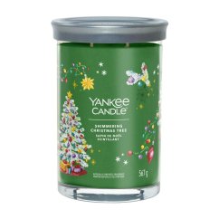 Świeca Yankee candle Tumbler duża, Shimmering Christmas Tree