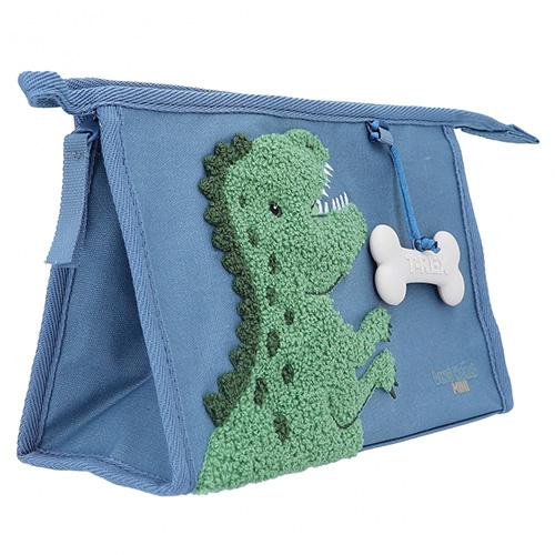 Kosmetiktasche Dino World T-Rex mini grün