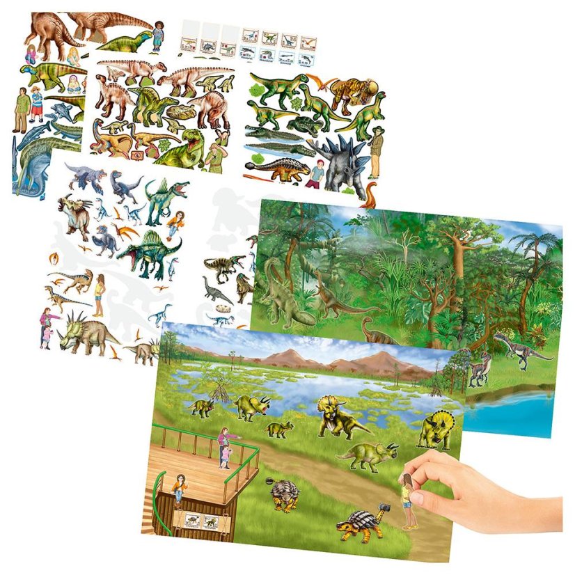 Creative sticker book "Create your own Dino ZOO"