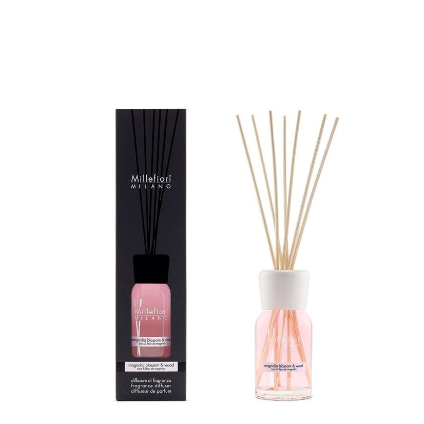 Millefiori Milano Natural Diffuser, Magnolia Blossom & Wood, 100 ml