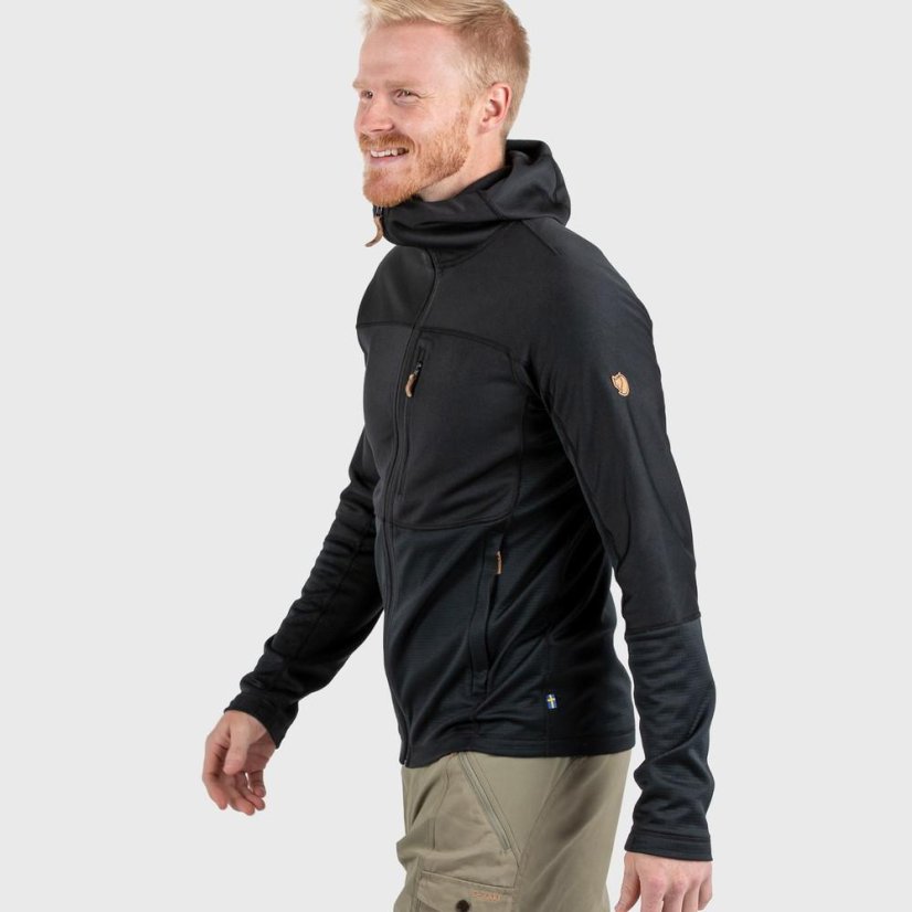 Pánský svetr Fjällräven Abisko Trail Fleece M - Kolor: Czarny, Rozmiar: S