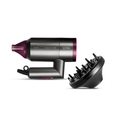 Fén na vlasy Solac Hair+Go Ionic SV7015 stříbrný