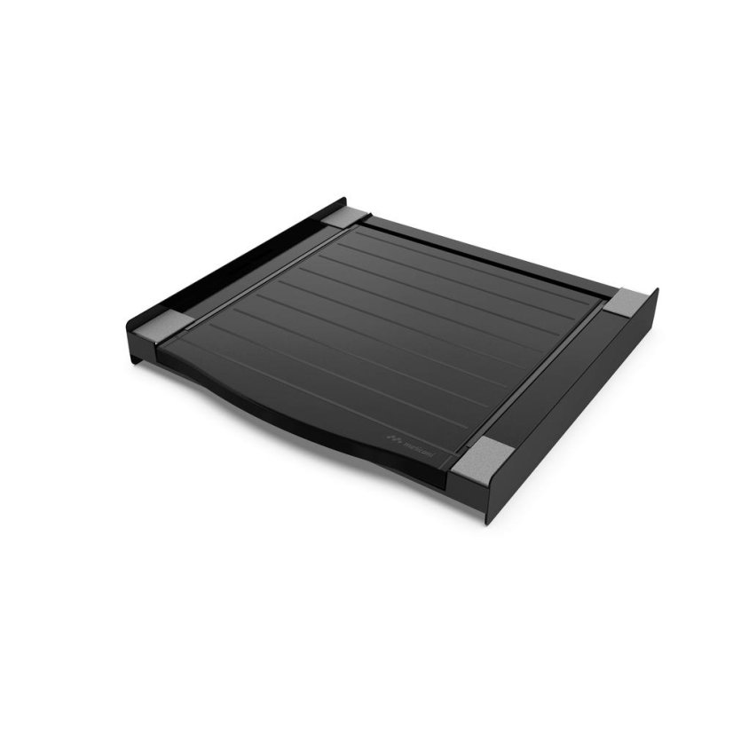 Zwischenstück für Waschmaschine und Wäschetrockner Meliconi 656136 Torre Black, schwarz
