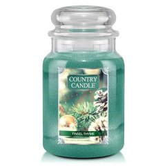 Svíčka Country Candle velká, Tinsel Thyme