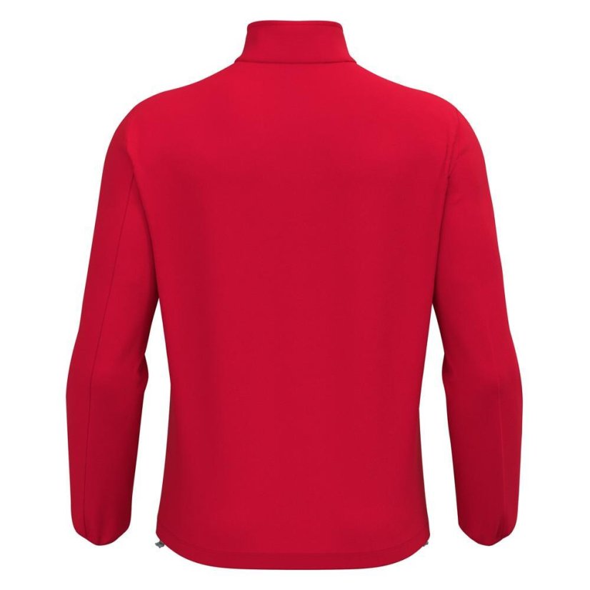 Macron Havel T-Shirt mit 1/4-Reißverschluss - Farbe: Rot, Größe: 3XS