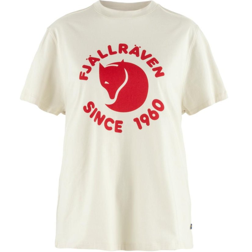 Dámské tričko Fjällräven Relaxed T-shirt W - Szín: Fehér, Méret: L