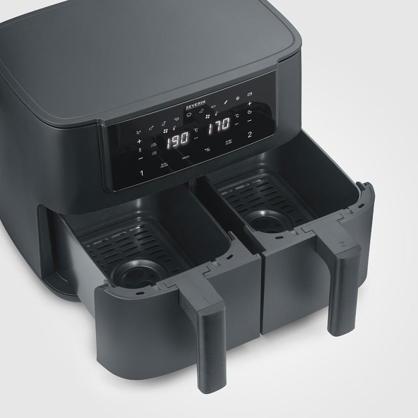 Severin FryLight "Dual" FR 2463 black hot air fryer