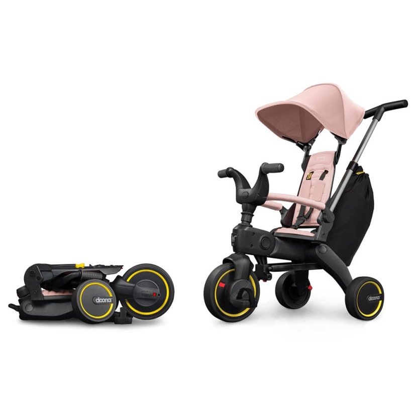 Skladacie trojkolka Liki Trike S3 Doona Blush Pink