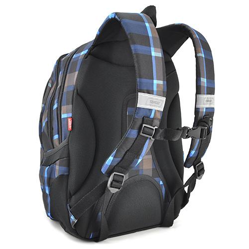Target 3 Zip Classic Squate Blue 21429 Student Backpack