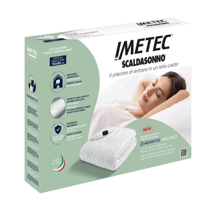 Imetec Adapto Recreo Single 16964 heated mattress pad