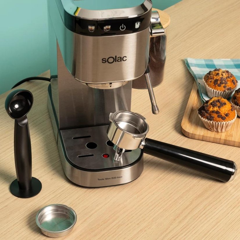 Hebel-Espressomaschine Solac CE4525 Taste Slim D20 INOX