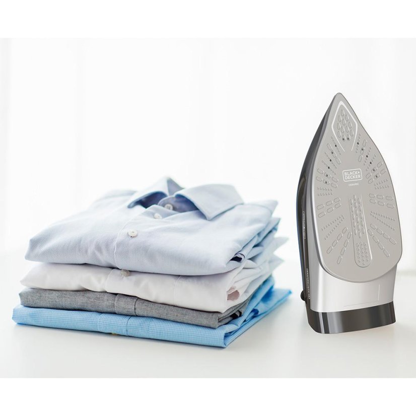 Black+Decker BXSS2401 Steam Station, Black and Blue