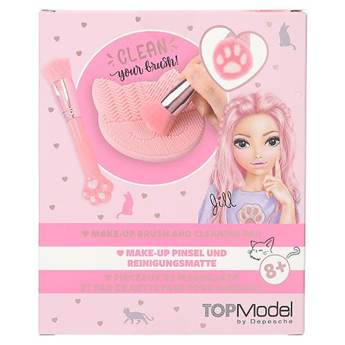 Makeup brush and cleansing pad Top Model Sasha