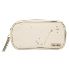 Top Model Scorpio beige cosmetic bag