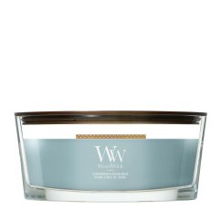 WoodWick Ship Candle, Cedarwood & Ocean Moss