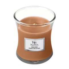 Svíčka WoodWick malá, Santal Myrrh