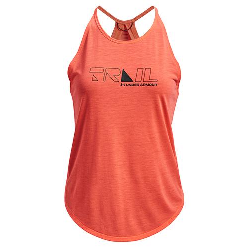 Dámské tílko Under Armour Run Trail - Barva: Oranžová, Velikost: L