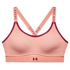 UA Infinity Mid Bra-PNK