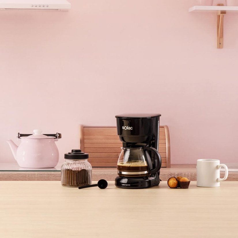 Solac Coffee 4 You Mini CF4037 kávéfőző, fekete