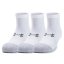 Under Armour UA Heatgear Locut Unisex Socks - Color: White/black, Size: L