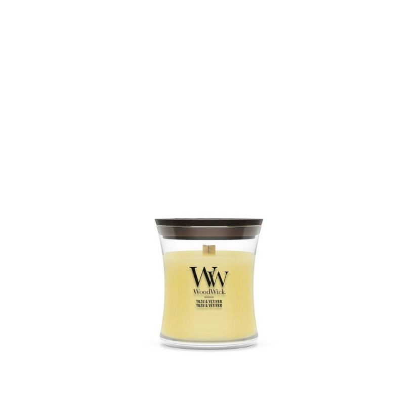 WoodWick Small Candle, Yuzu & Vetiver