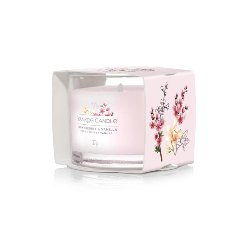 Yankee candle Votivkerze im Glas, Pink Cherry & Vanilla