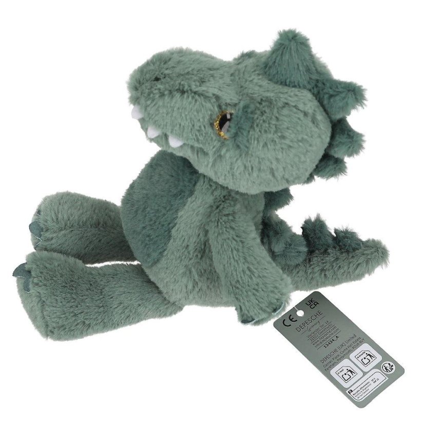 Dino World T-Rex plush dinosaur, green