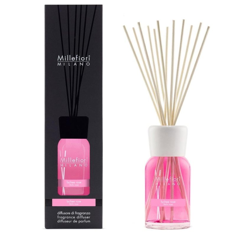 Dyfuzor Millefiori Milano Natural, Lychee Rose, 500 ml