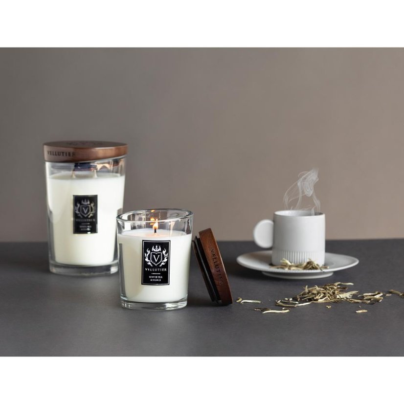 Vellutier-Kerze groß, White Tea Rituals