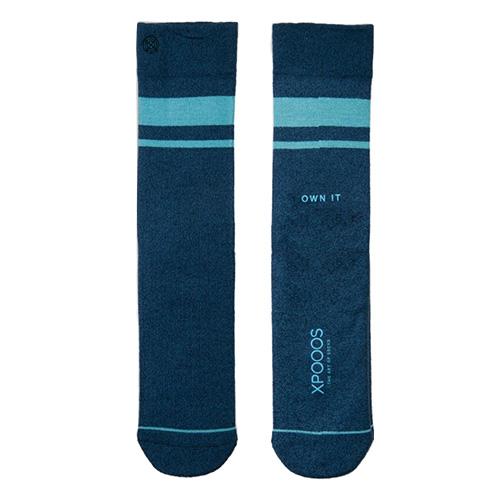 XPOOOS Essential Bamboo Socks - Color: Green, Size: 39/42