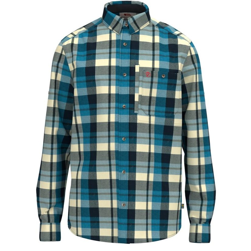 Pánská košile Fjällräven Fjällglim Relaxed Shirt M - Farba: Hnedá, Veľkosť: L