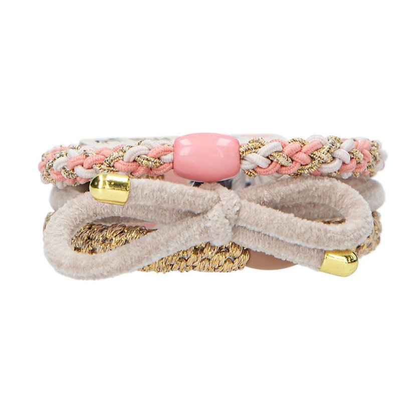 Set of three Miss Melody hair ties