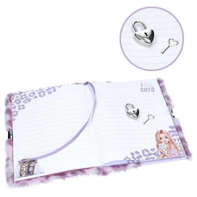 Top Model Plush Diary with Lock – Kitten, Fergie