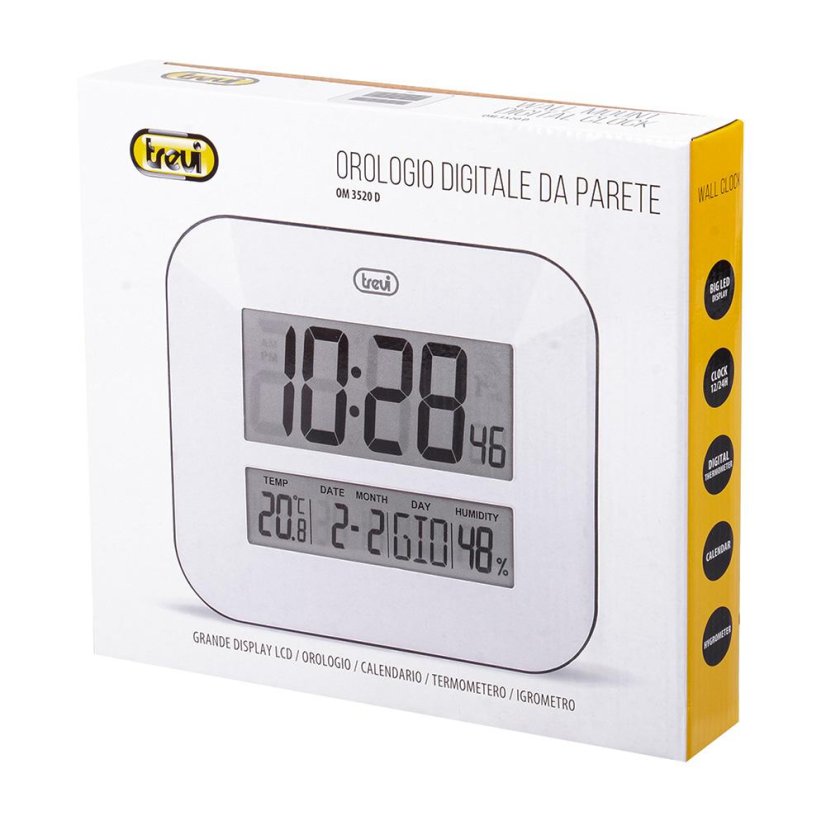 Digitální hodiny Trevi OM 3520D/WH bílé