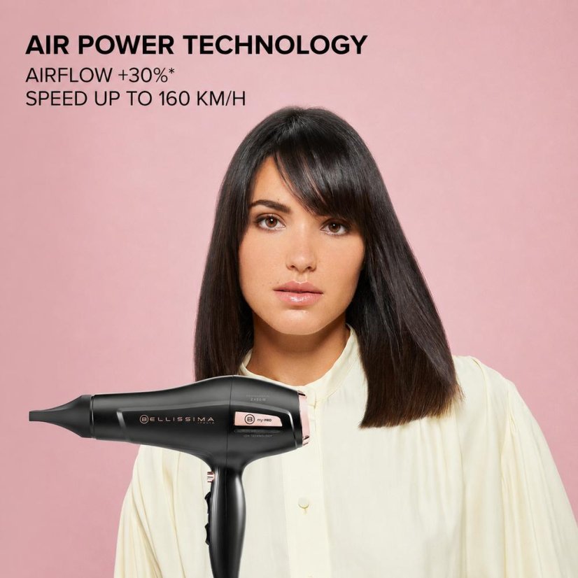 Bellissima My Pro P3 3400 11728 Black Hair Dryer
