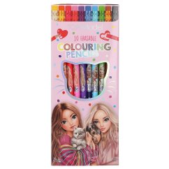 Sada gumovatelných pastelek Top Model