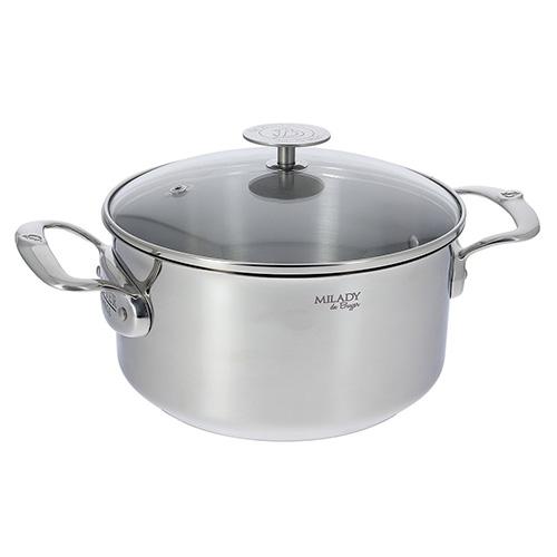 De Buyer Milady 3427.20 pot with lid, 20 cm