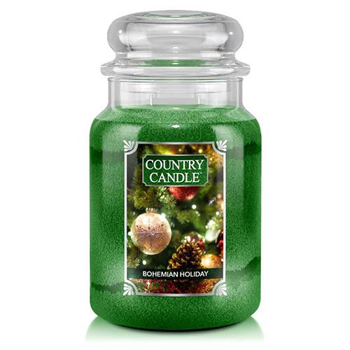 Country Candle große Kerze, Bohemian Holiday