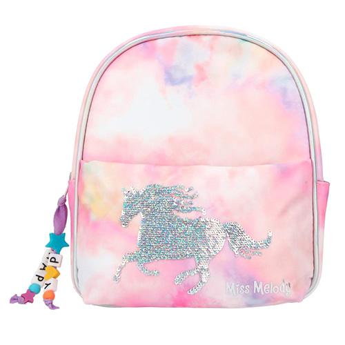 Miss Melody backpack, horse with changing sequins