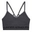 Dámská podprsenka Under Armour Seamless Low Long Htr - Barva: Růžová, Velikost: L