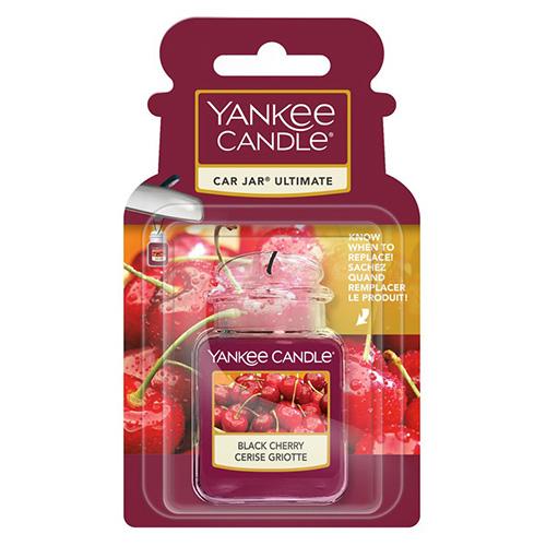 Lufterfrischer für das Auto Yankee candle Gel-Anhänger, Black Cherry