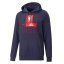 Férfi pulóver Puma FACR FtblCore Hoody - Szín: Kék, Méret: S