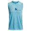 Pánske tielko Under Armour Run Trail Tank - Farba: Béžová, Veľkosť: L
