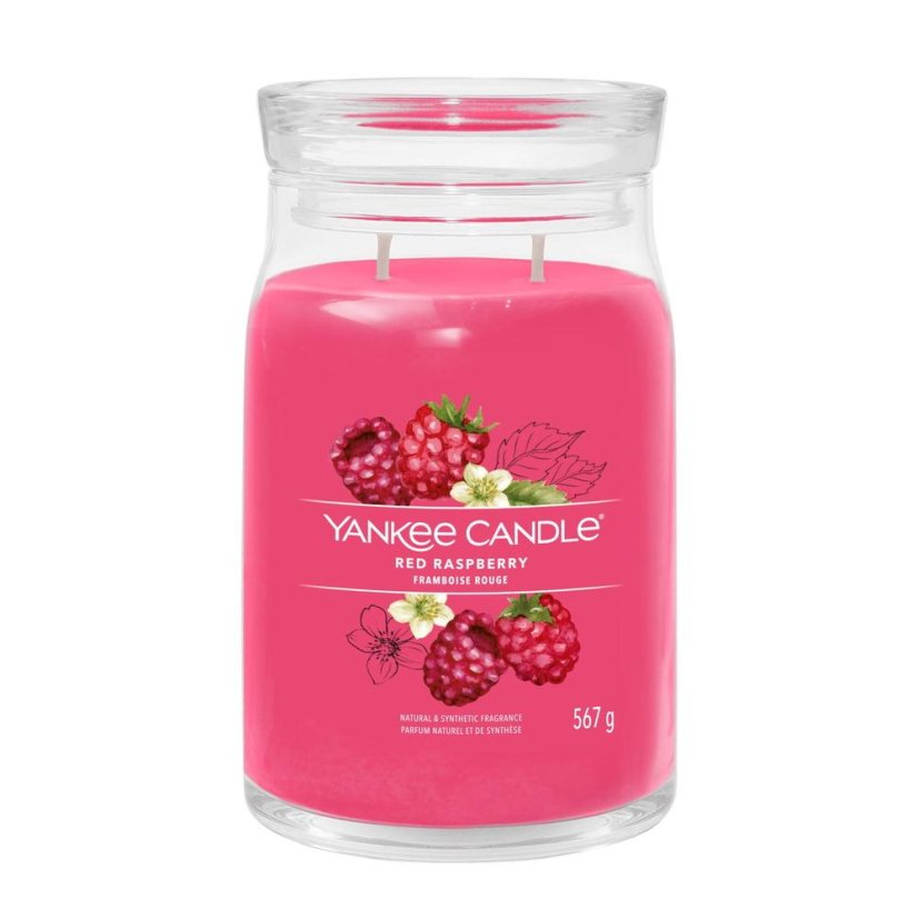 Yankee candle Signature Kerze, groß, Red Raspberry