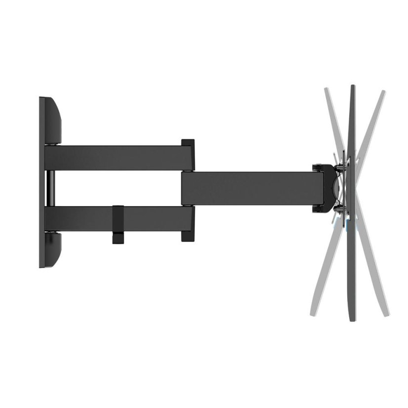 Meliconi 480874 Slimstyle 400 SDRP Plus TV-Halterung, schwarz