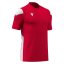 Macron Polis Kinder-Sporttrikot - Farbe: Rot/Weiß, Größe: XXS