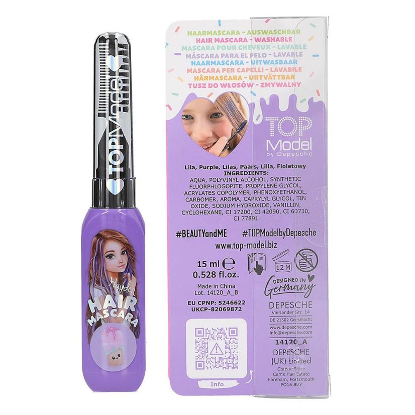 Top Model Beauty & Me Hair Mascara – Purple, Hayden