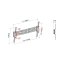TV-Halterung (Wand/Trockenbau) Meliconi 580481 FlatStyle FT 600 CG schwarz